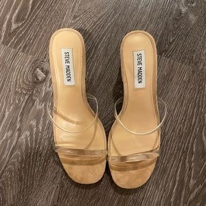 Steve Madden Clear Sandal